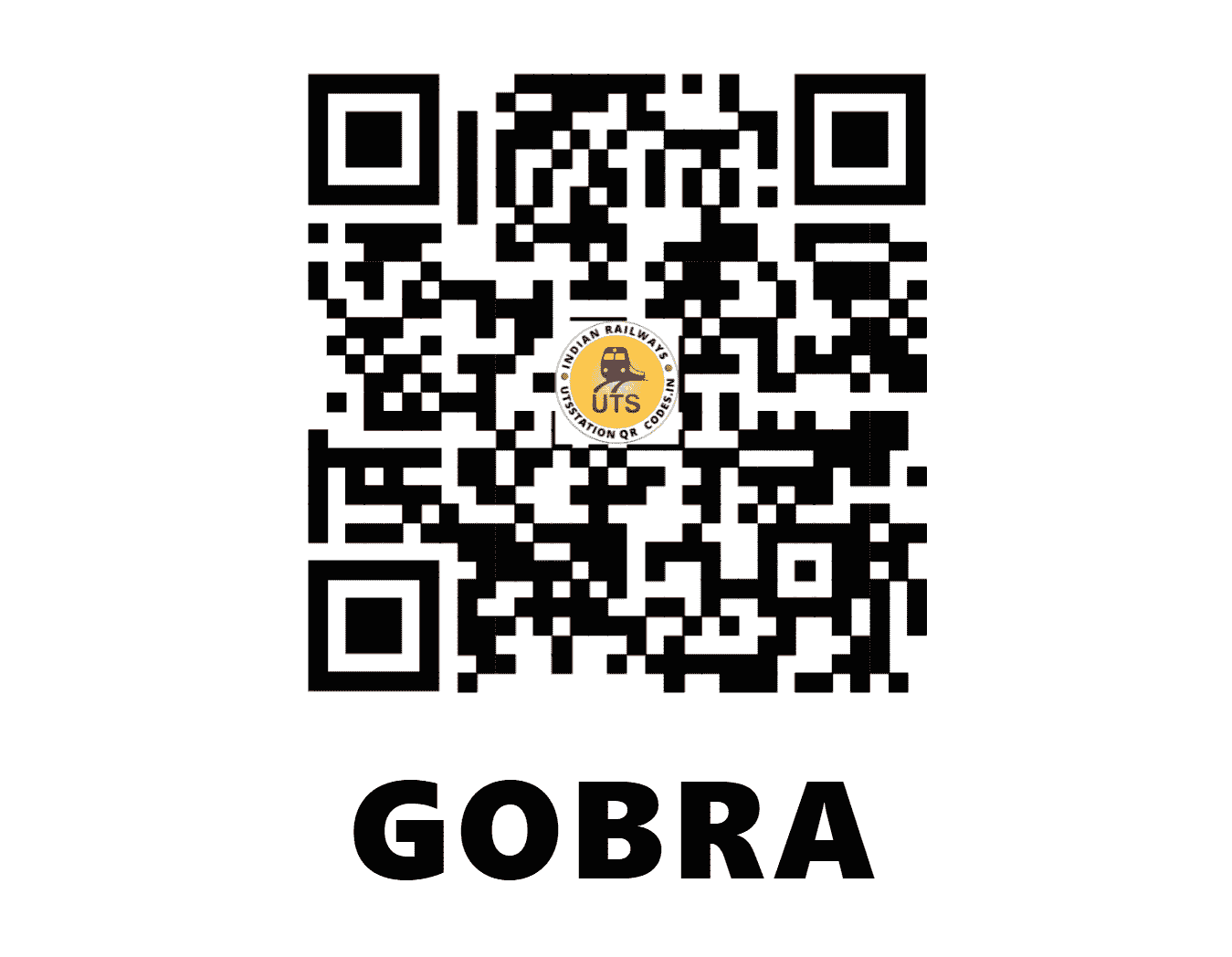 UTS QR Code for GOBRA - GBRA - ER (WEST BENGAL)